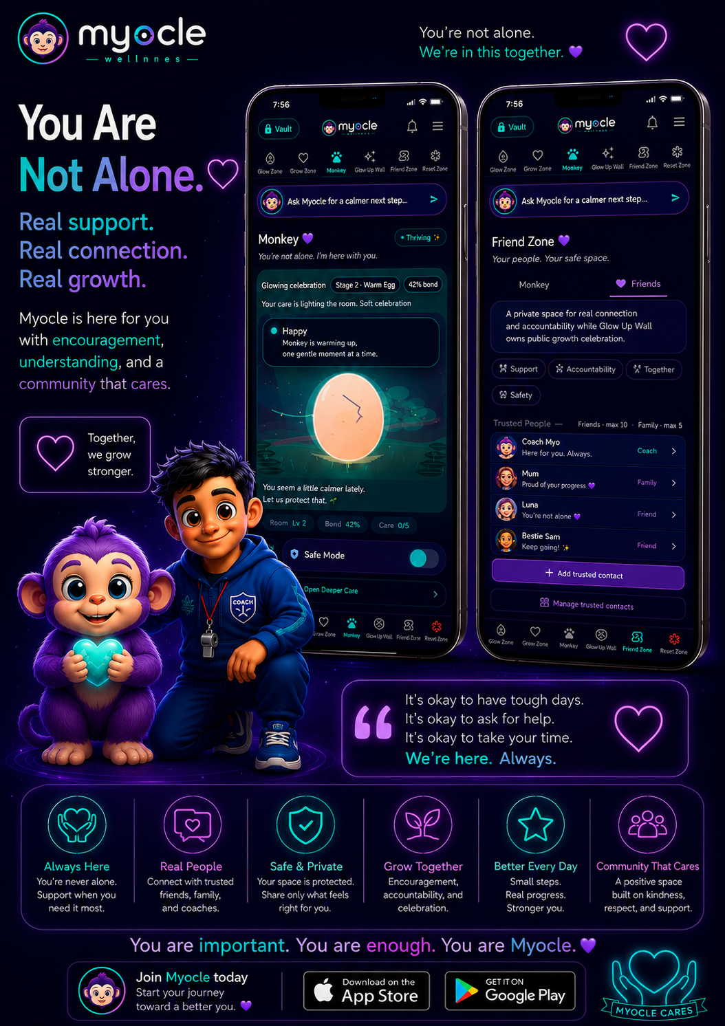 You are not alone promotional poster