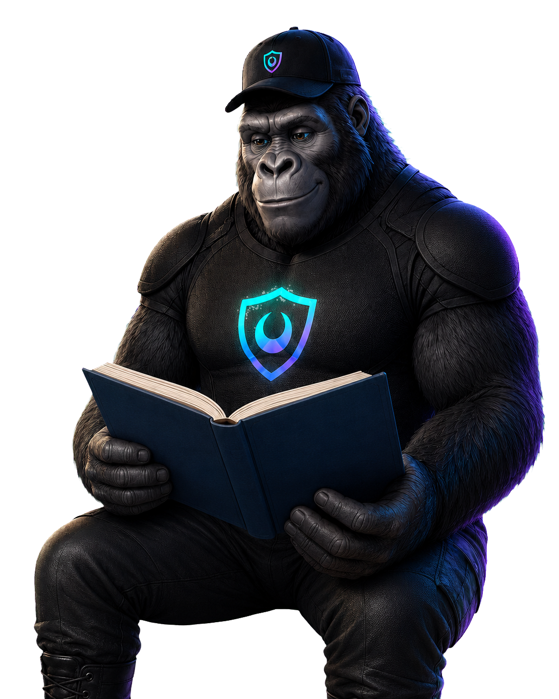 The AI Bodyguard seated in the Myocle learning library